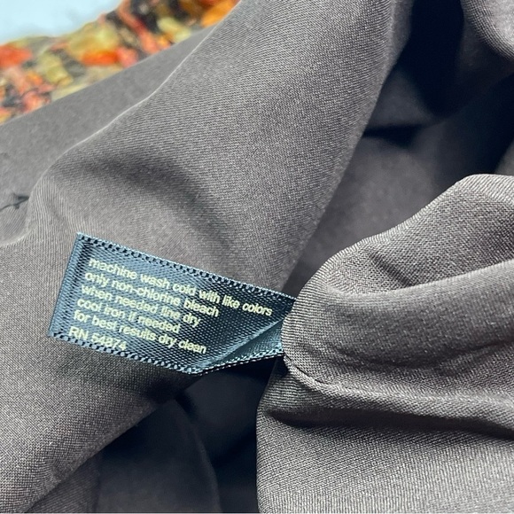 Outback Red Skirt Tweed Orange Plaid Schoolgirl Library Academia Fall Office - Picture 11 of 12